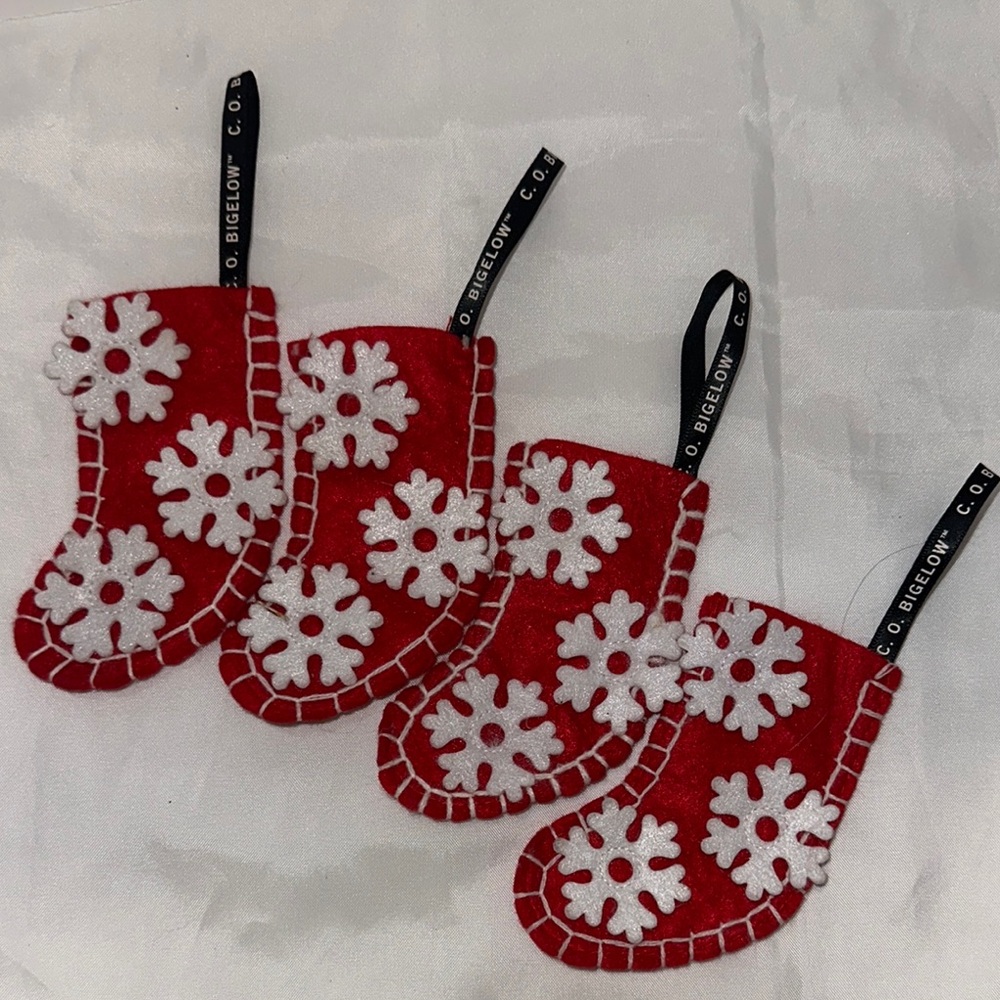 C.O. Bigelow Snowflake Stockings Holder for Bath & Body Works Lip Gloss Holiday